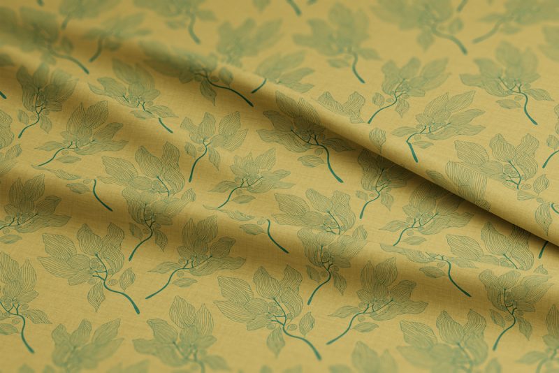 African Branch Outline Gold